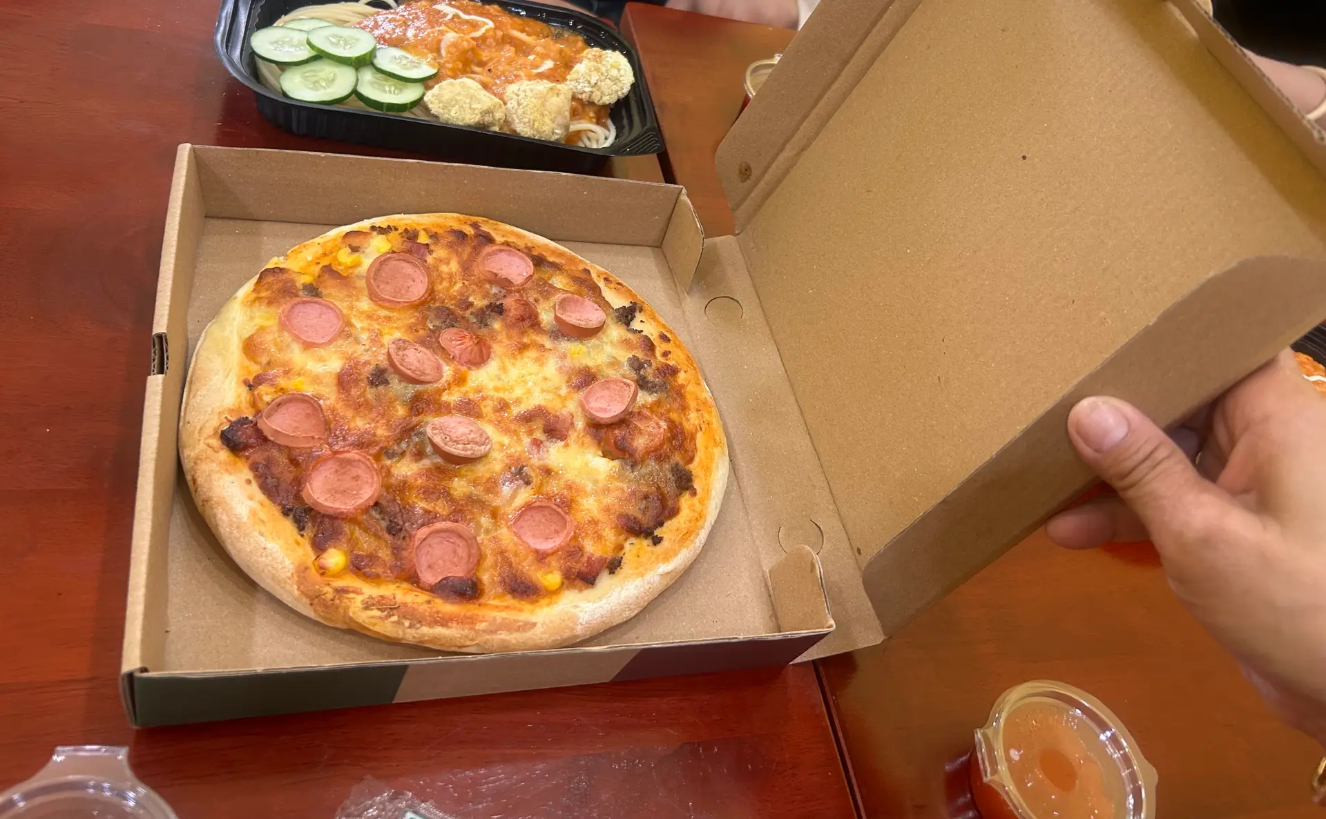 Hình ảnh Pizza thập cẩm size 22 +  Pepsi