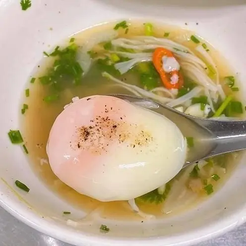 Hình ảnh trứng chần