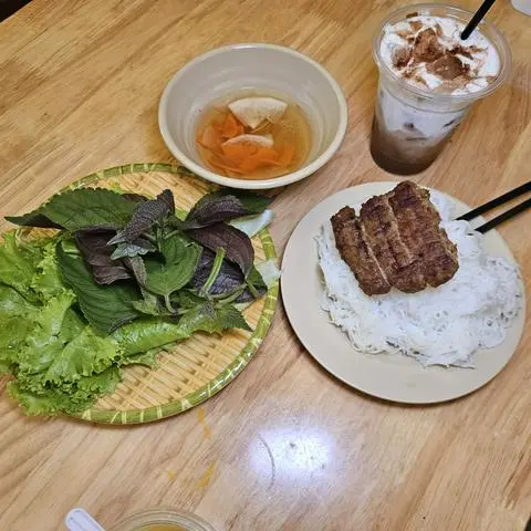 Hình ảnh Combo Bún Chả + Cà Phê Muối