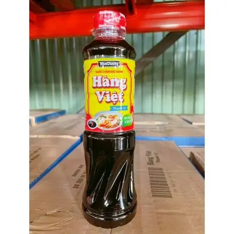 Hình ảnh Nước Tương Hàng Việt 500ml Nam Dương, Đậu Nành Thơm Ngon Ăn Hàng Ngày, Ăn Chay