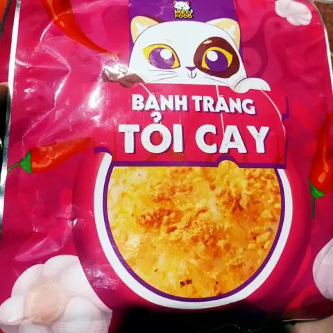 Hình ảnh Bánh tráng tỏi cay