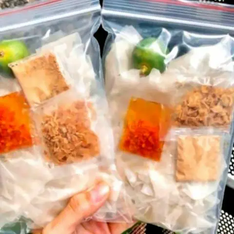 Hình ảnh Bánh tráng vò sate muối tắc siêu cay
