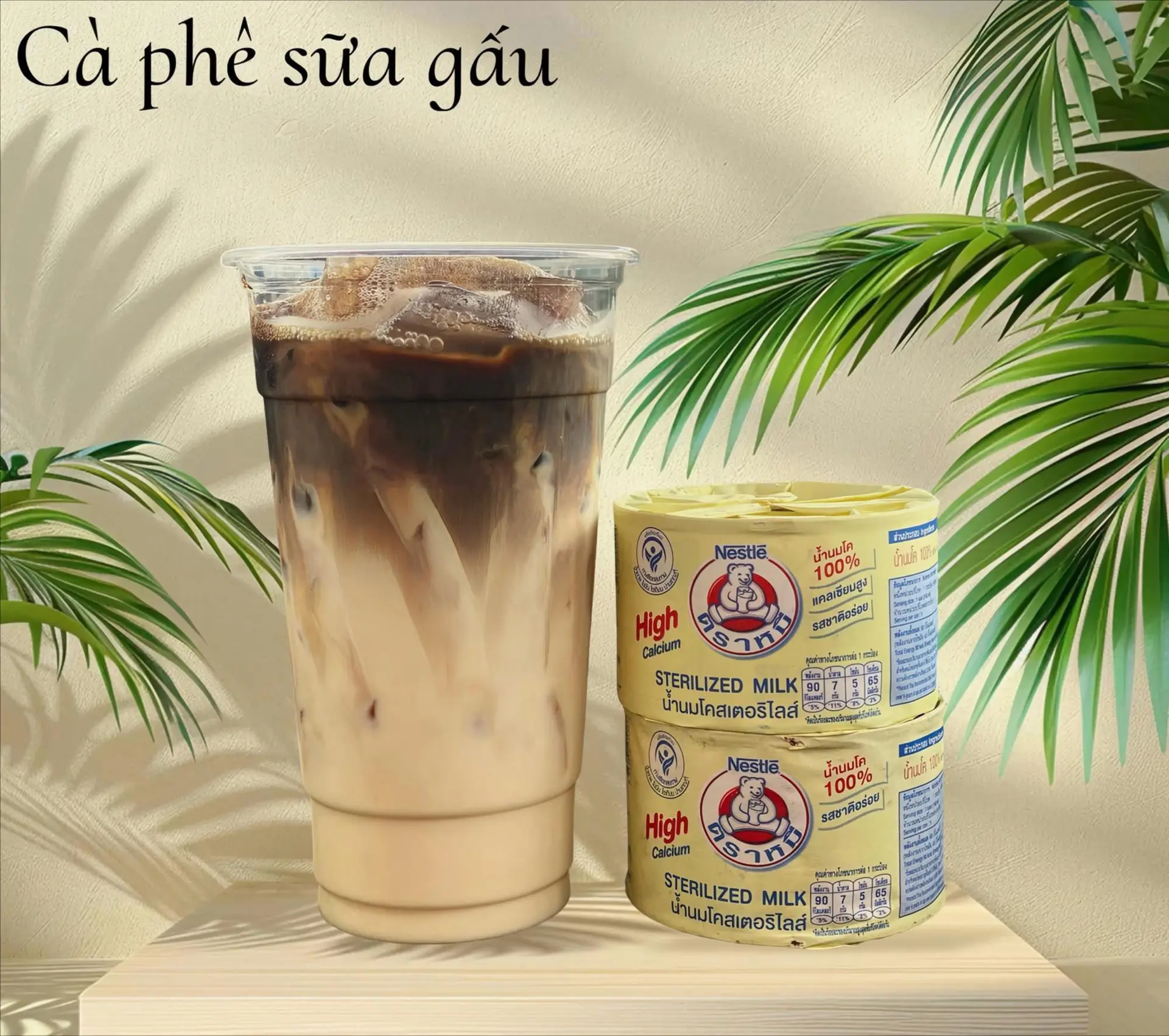 Hình ảnh Cafe sữa gấu