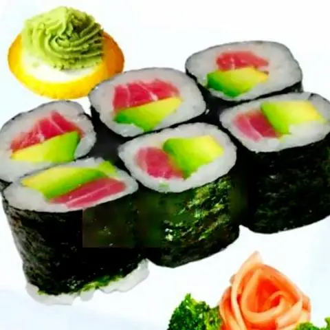 Hình ảnh Sushi Cá Ngừ Bơ M4 - Tuna Avocado Maki