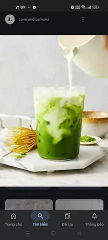 Hình ảnh mattcha latte