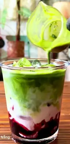 Hình ảnh Mátcha Việt Quất