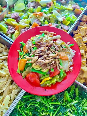 Hình ảnh cơm cá khô chay