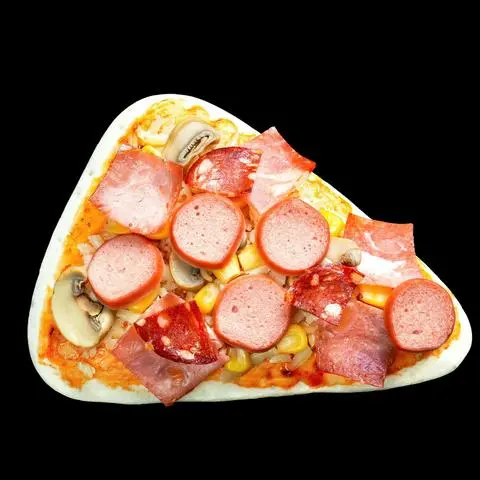 Hình ảnh Pizza xúc xích phô mai