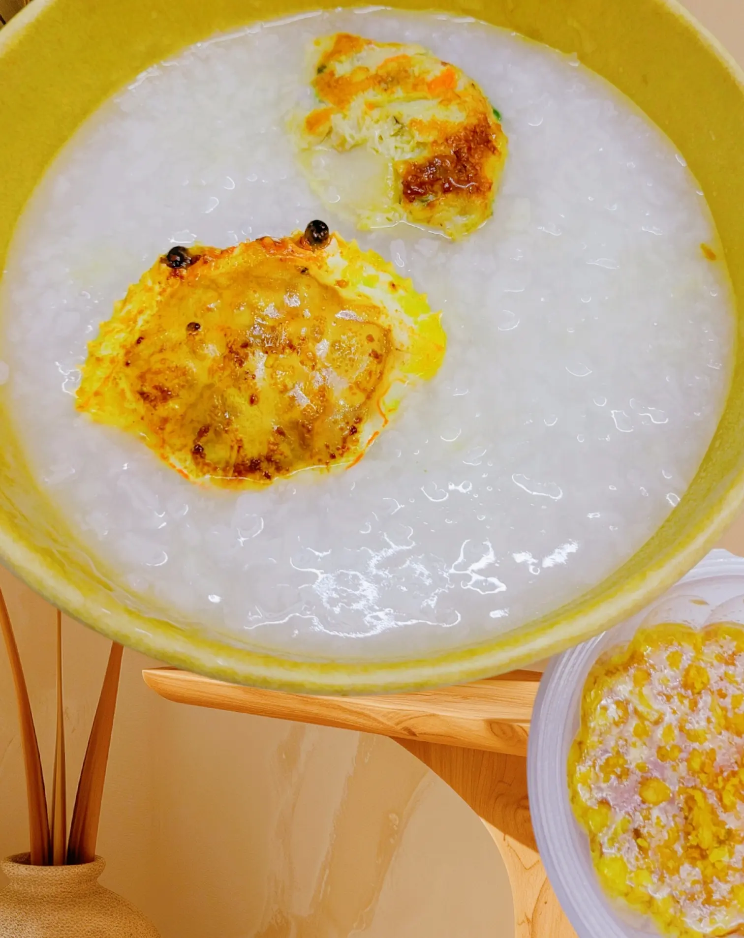 Hình ảnh Cháo Chả Ghẹ Biển Quy Nhơn (2 Ghẹ) (ST25)+ Tặng Mắm Tỏi Phi