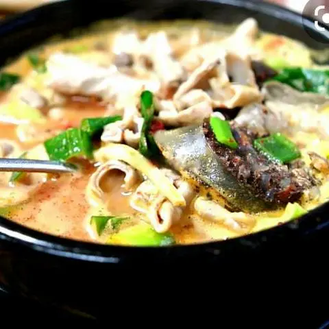 Hình ảnh 순대국밥 . Canh dồi heo với cơm+món ăn phụ