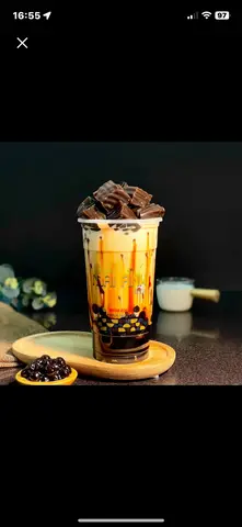 Hình ảnh Sữa tươi đường đen sương sáo