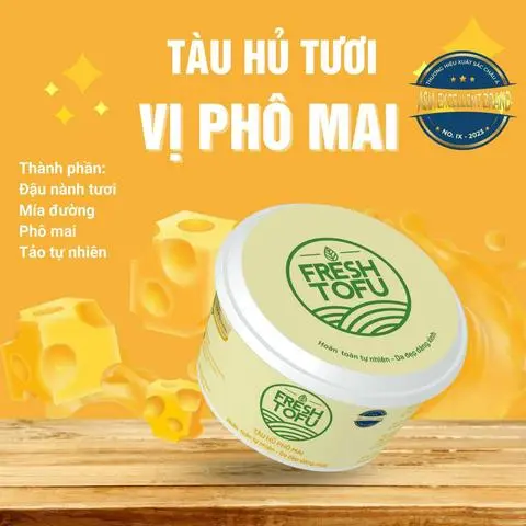 Hình ảnh tàu hũ tươi Fresh vị phomai set 5h