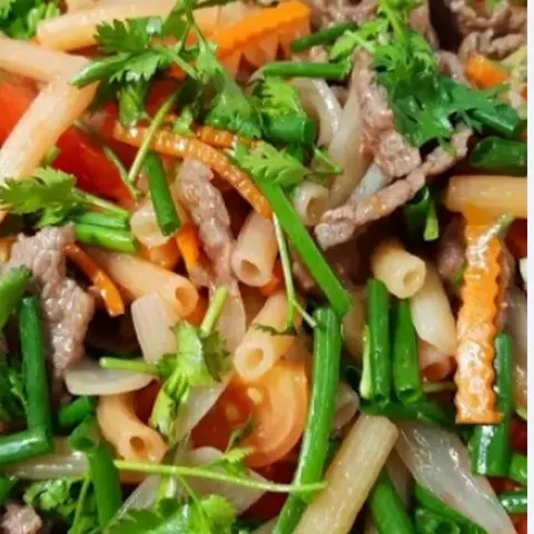 Hình ảnh Nui Xào Bò+1 trứng Ốp la