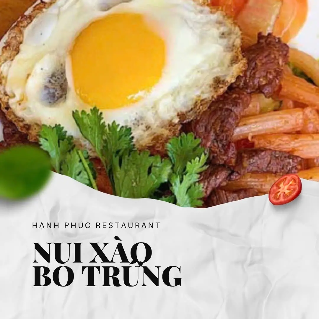 Hình ảnh Nui Xào Bò Trứng