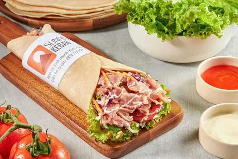 Hình ảnh Bánh cuộn Kebab - Thổ Nhĩ Kỳ