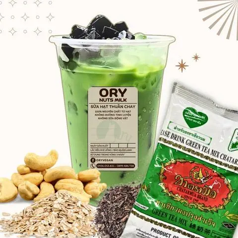 Hình ảnh Trà Sữa Hạt Thái Xanh
