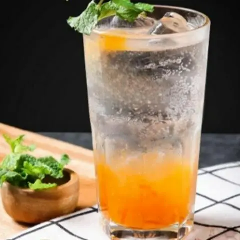 Hình ảnh Soda đào + đào dầm 700ml