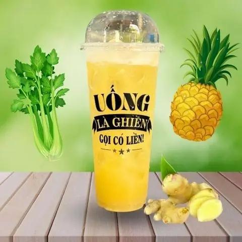 Hình ảnh Nước ép Thơm+ Cần tây+ Gừng