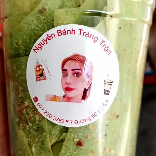Hình ảnh Bánh tráng lá dứa
