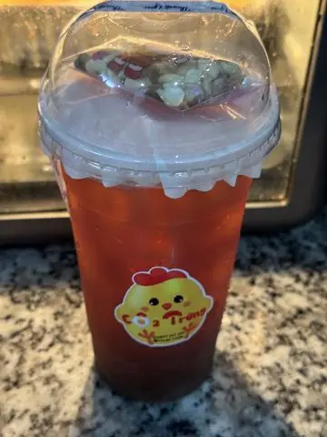 Hình ảnh Hồng trà đá me ly