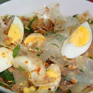 Hình ảnh Bánh tráng trộn hột gà