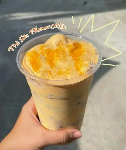 Hình ảnh Trà Sữa Phô Mai Cam (Hot)