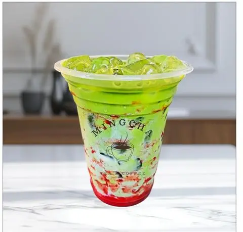 Hình ảnh Matcha Latte Dâu  Ly Khổng Lồ 800ml