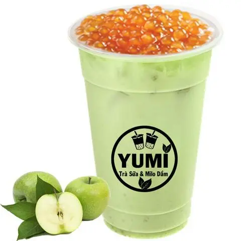 Hình ảnh Trà Sữa Táo Tươi Dầm (Size 700ml)