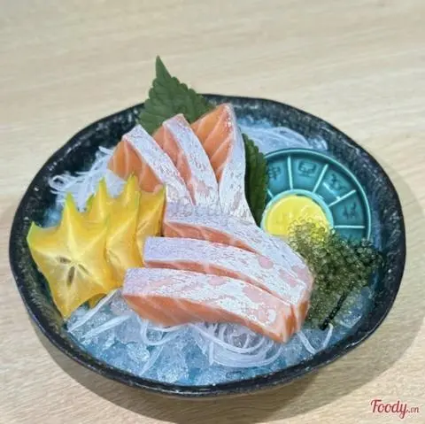 Hình ảnh Sashimi bụng cá hồi