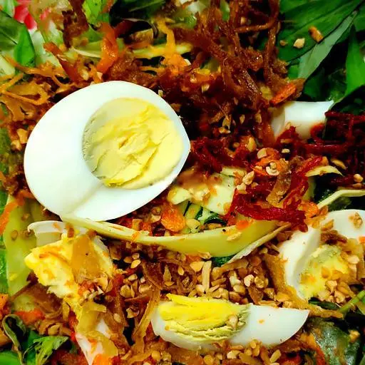 Hình ảnh Bánh tráng lá dứa trộn
