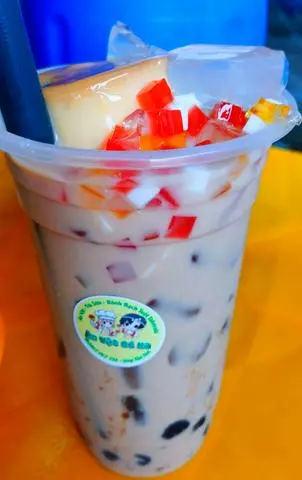 Hình ảnh Trà sữa Flan có thạch