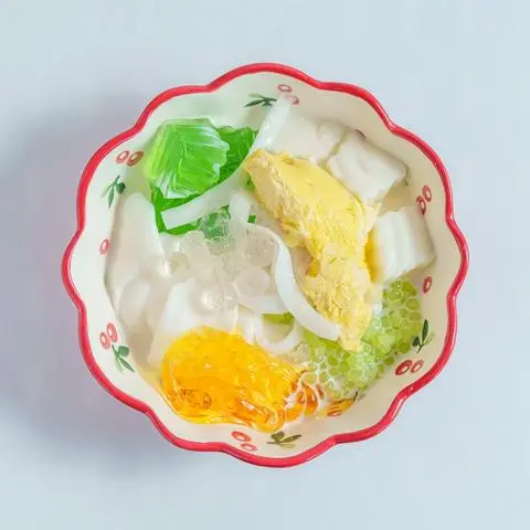 Hình ảnh Chè dừa dầm sầu riêng