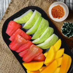 Hình ảnh Mít + Mận + Sắn (500gr + muối Tây Ninh)