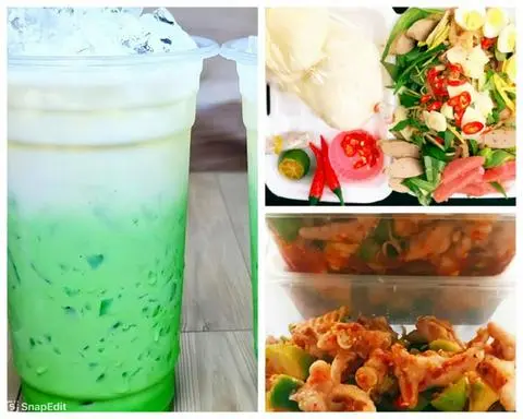 Hình ảnh COMBO HAi MÓN TRÉ TRỘN CHÂN GÀ SỐT THÁi ( TẶNG 1 Ly SÂM DỨA)