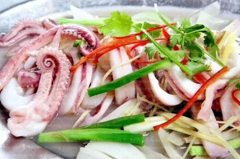 Hình ảnh mực Hấp Thái 
