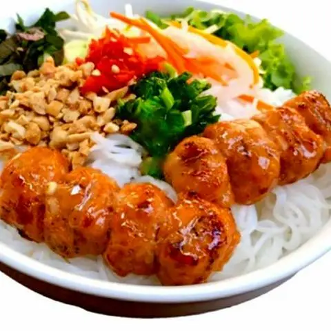 Hình ảnh Bún NEM NƯỚNG/ Grilled Pork Meatballs with Vermicelli Noodles