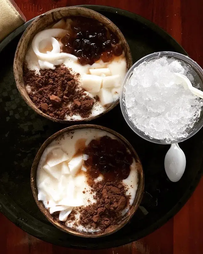 Hình ảnh Chè Dừa Dầm Mix Milo
