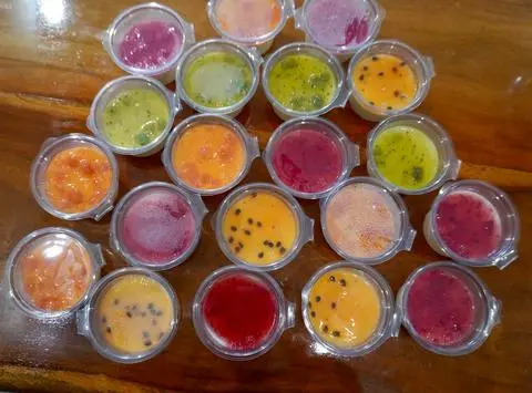 Hình ảnh Panna cotta đào