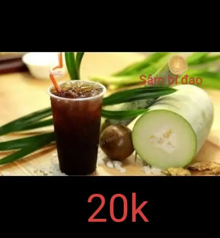 Hình ảnh Trà sâm bí đao hạt chia