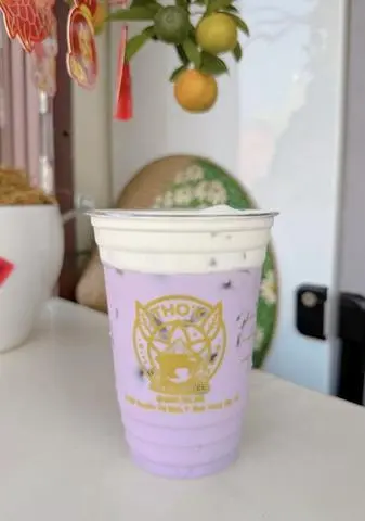 Hình ảnh Latte Khoai Môn Creamy 600ML