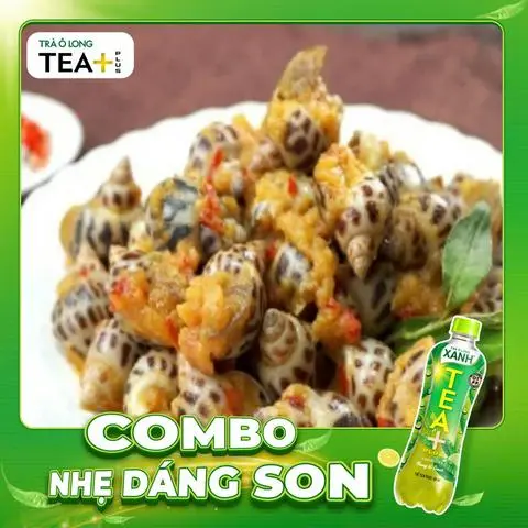 Hình ảnh COMBO ỐC HƯƠNG TRỨNG MUỐI+ OLONG XANH