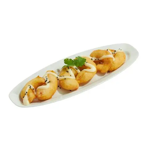Hình ảnh Tôm chiên sốt mayo chay