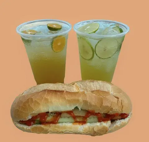 Hình ảnh Bánh mì chả, trứng