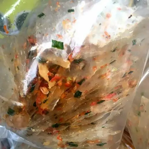 Hình ảnh Bánh tráng tôm  tỏi mỡ hành