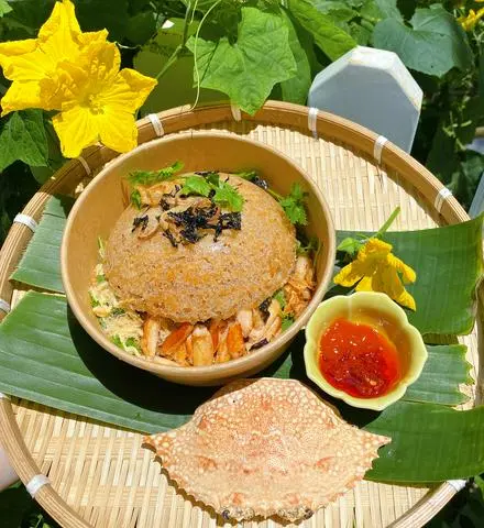 Hình ảnh Combo no căng - xôi ghẹ đặc biệt - bánh lọt hoa hoè
