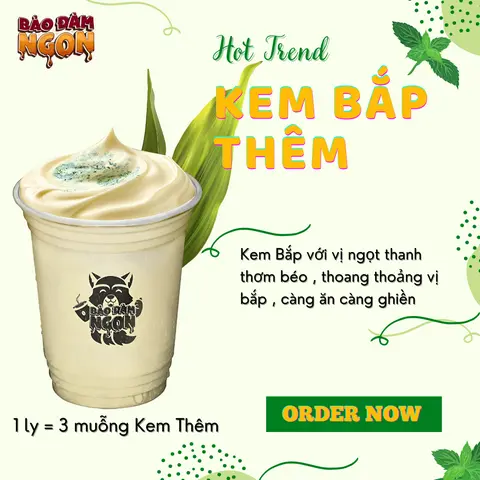 Hình ảnh Kem Bắp thêm ( LY 3 MUỖNG KEM )