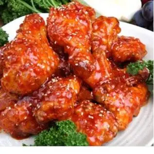 Hình ảnh đùi gà sốt cay 