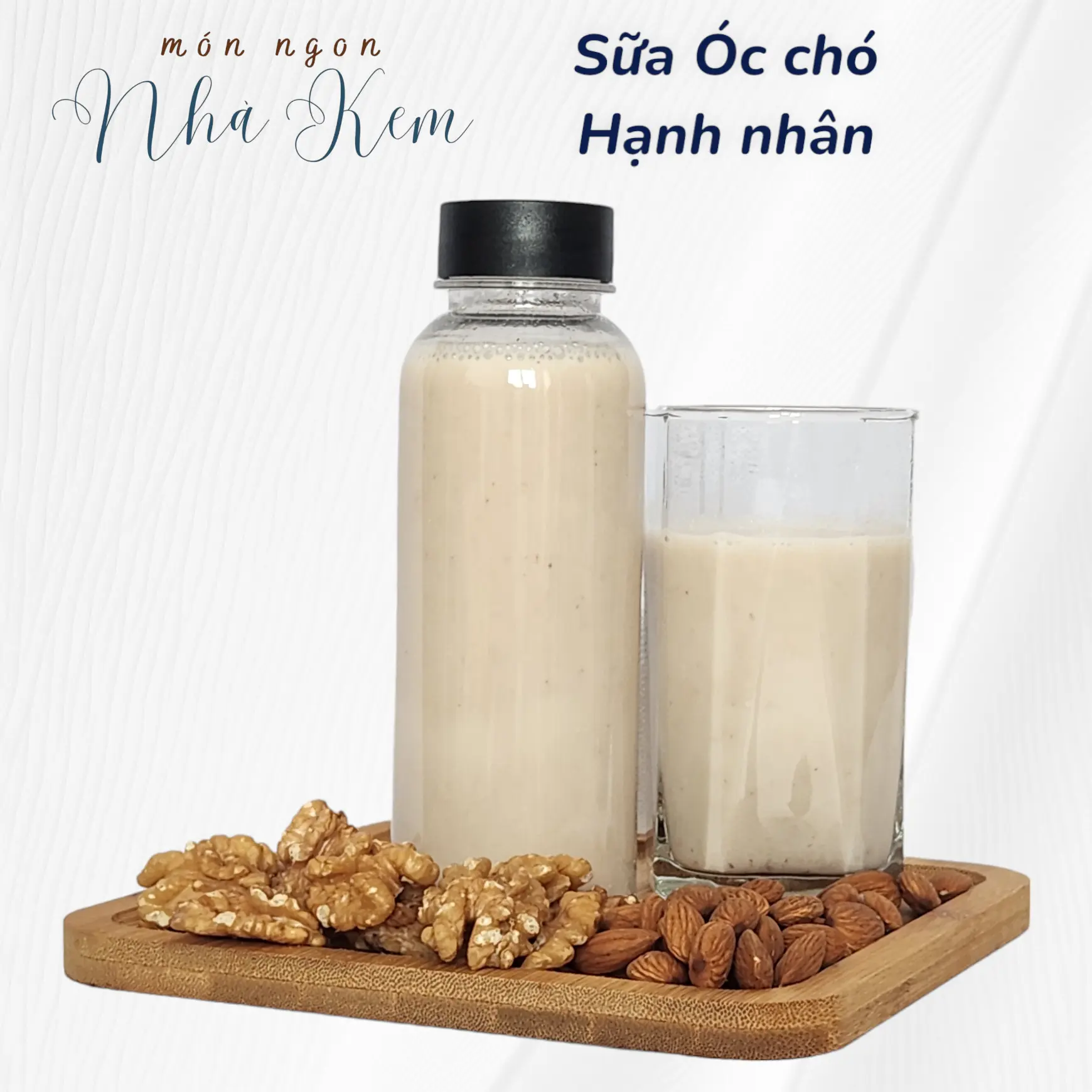 Hình ảnh  Sữa Óc Chó - Hạnh Nhân
