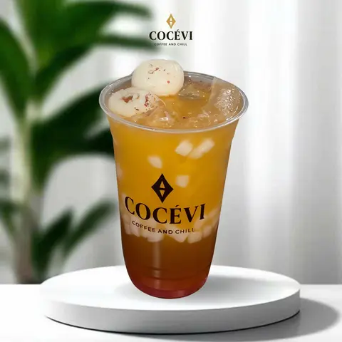 Hình ảnh Trà Vải Hoa Hồng