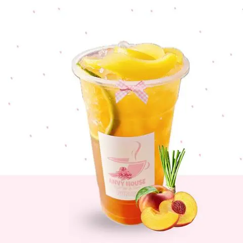 Hình ảnh Trà Đào Cam Sả 700ml